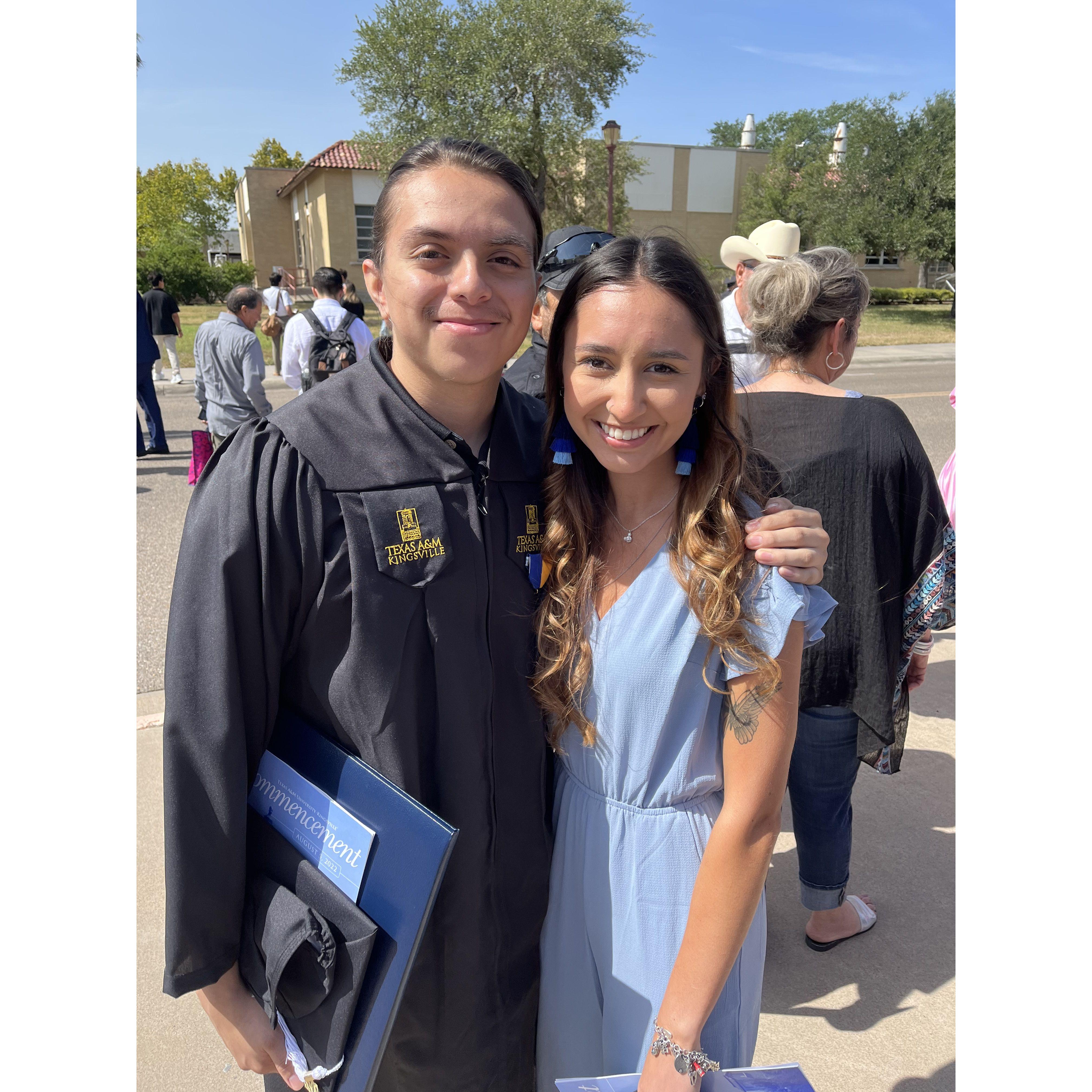 Celebrating Jesse’s college graduation