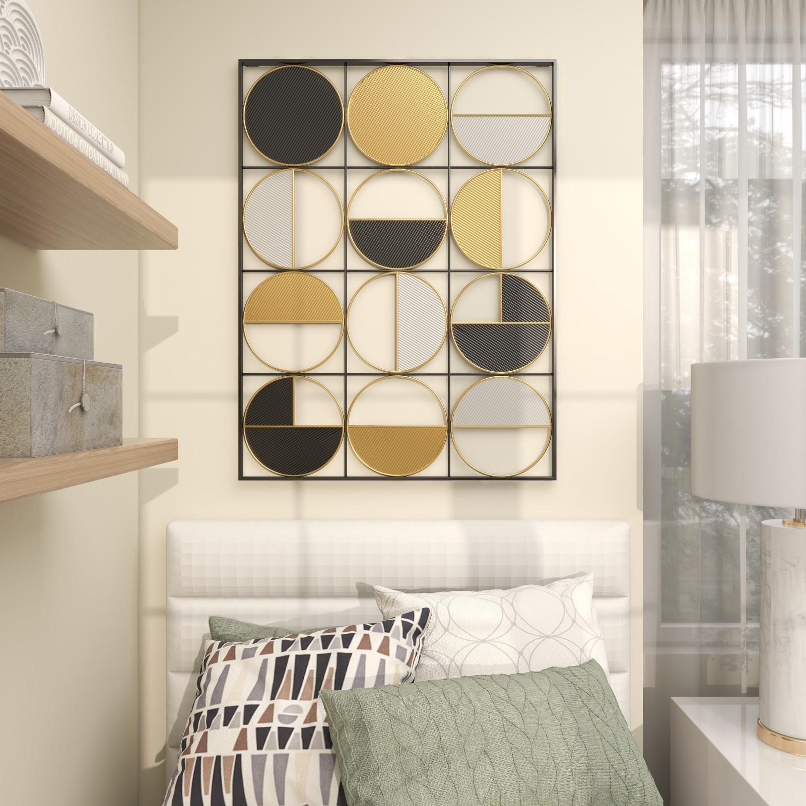 CosmoLiving by Cosmopolitan, Contemporary Circular Array Wall Decor | Zola