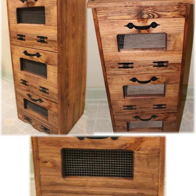 Potato Bin wood Storage Rustic Vegetable Primitive Kitchen wooden Onion Potatoes Farmhouse Country Snacks towels food storage ideas barnwood