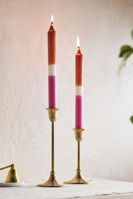 Double Dipped Taper Candles, Set of 2