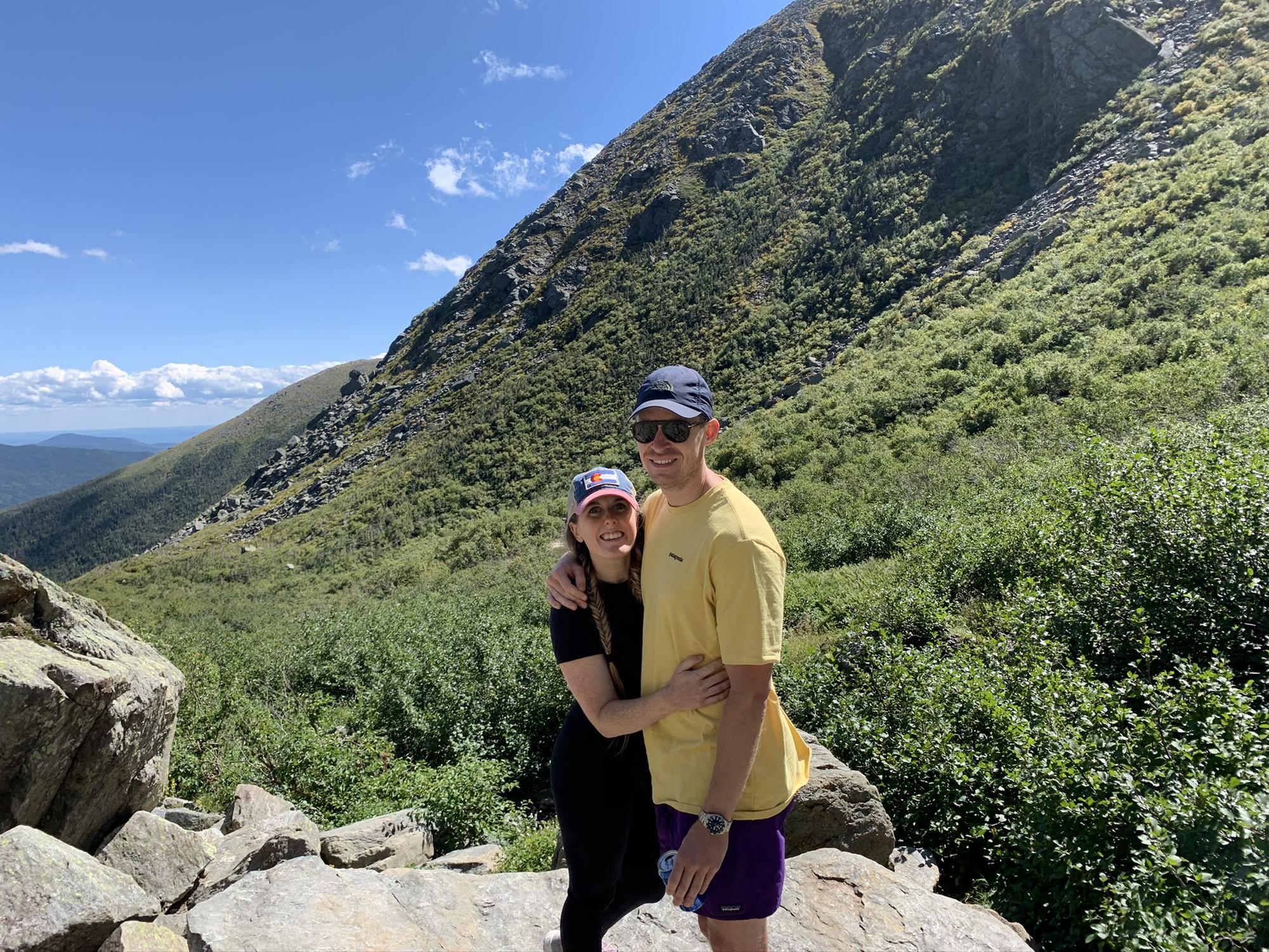 The time Ricky tricked Katie into doing an 'advanced' level hike (Tuckerman's Ravine)