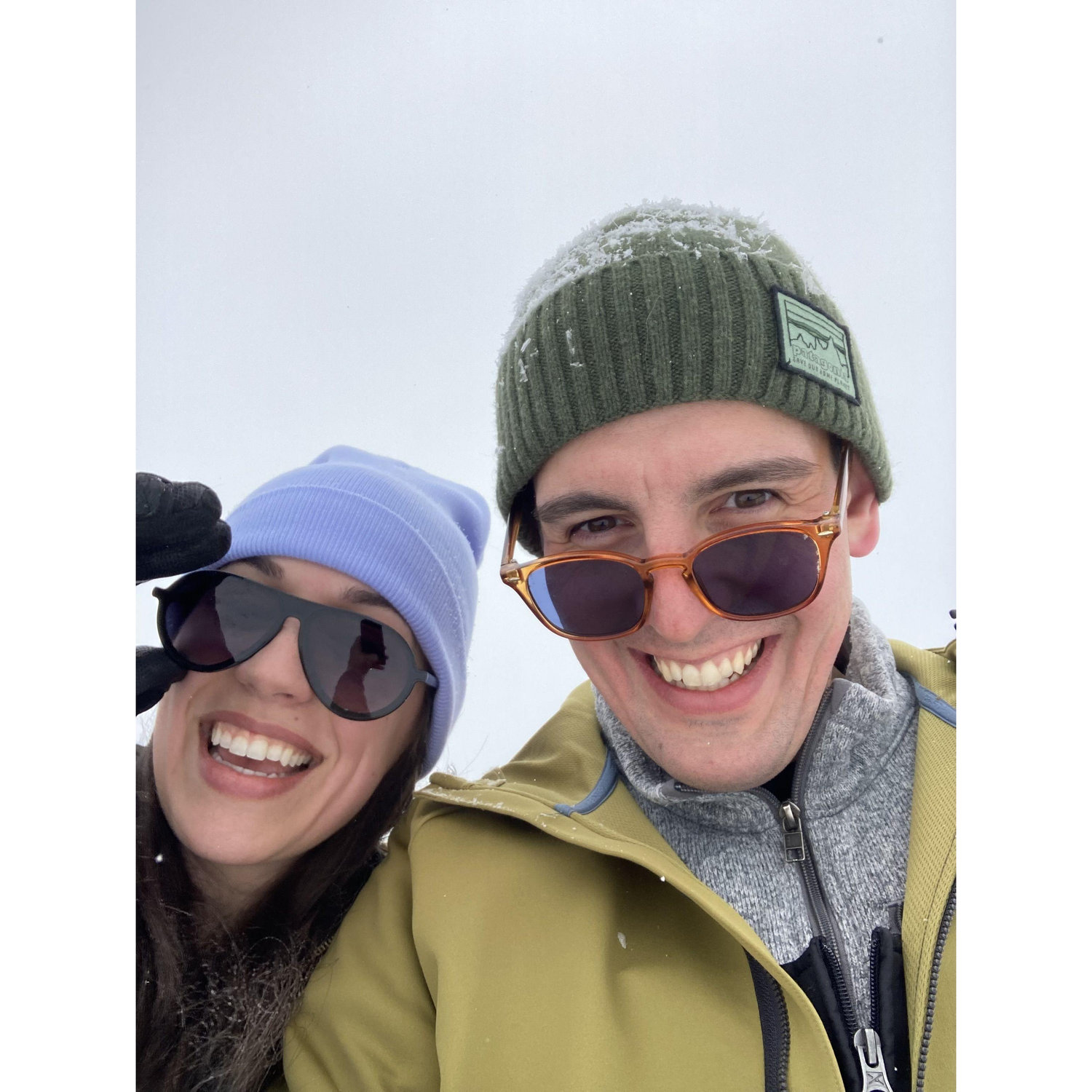 Our first time skiing together! Feb 2023