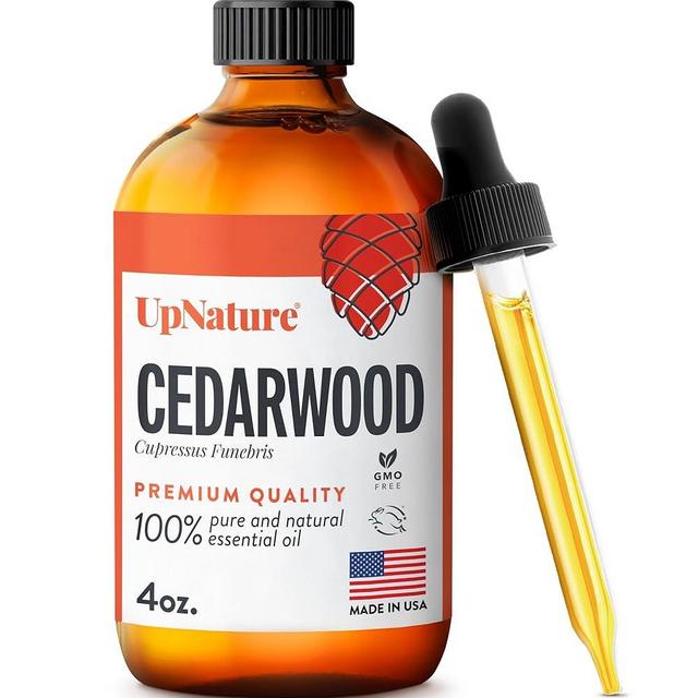UpNature Cedarwood Essential Oil 4oz - 100% Pure Cedar Oil – Premium Quality Cedarwood Oil