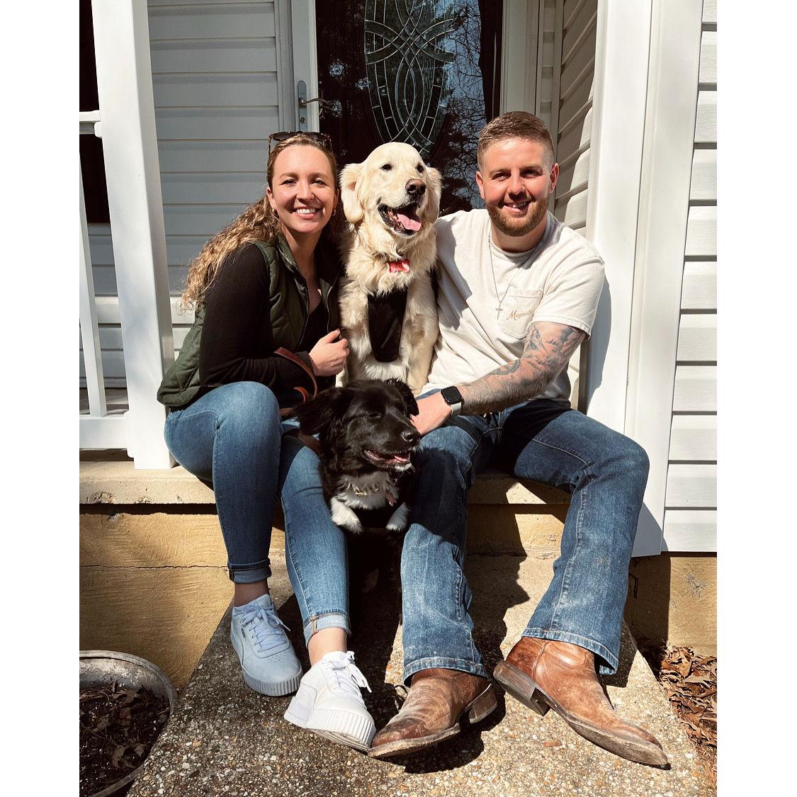 The newest addition to the fam, our Luna girl