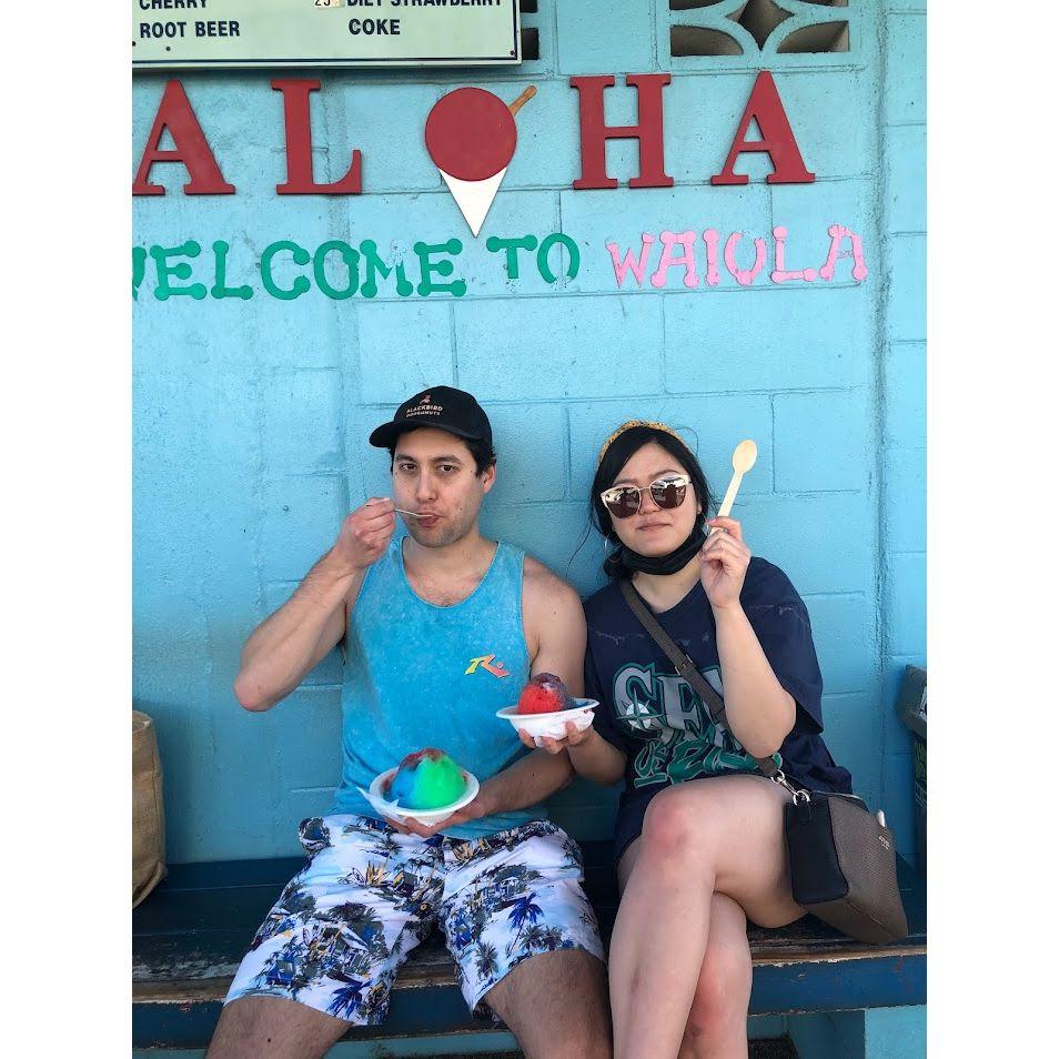 Visiting Hawaii together for the first time. Ashley showed Andre her old stomping grounds. (Feb 2022)