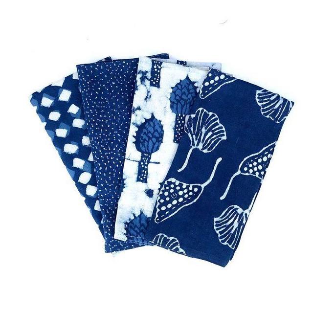 Ichcha - Mix + Match Indigo Napkins
