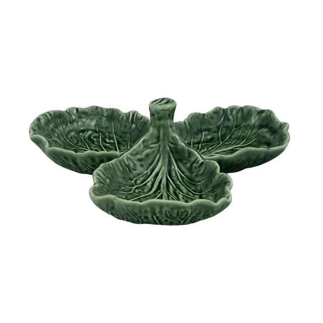 Bordallo Pinheiro Cabbage Olive Dish, Green