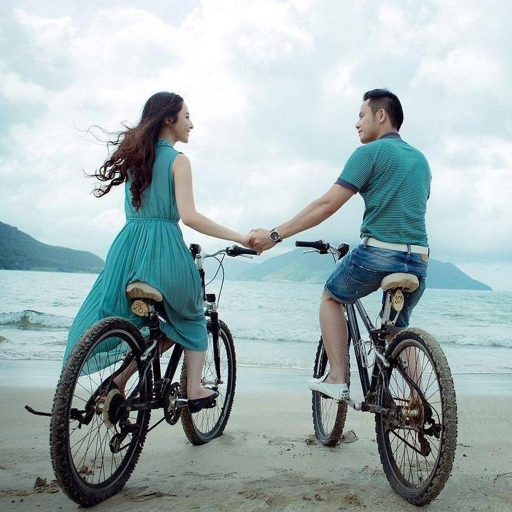 Biking on the Beach
