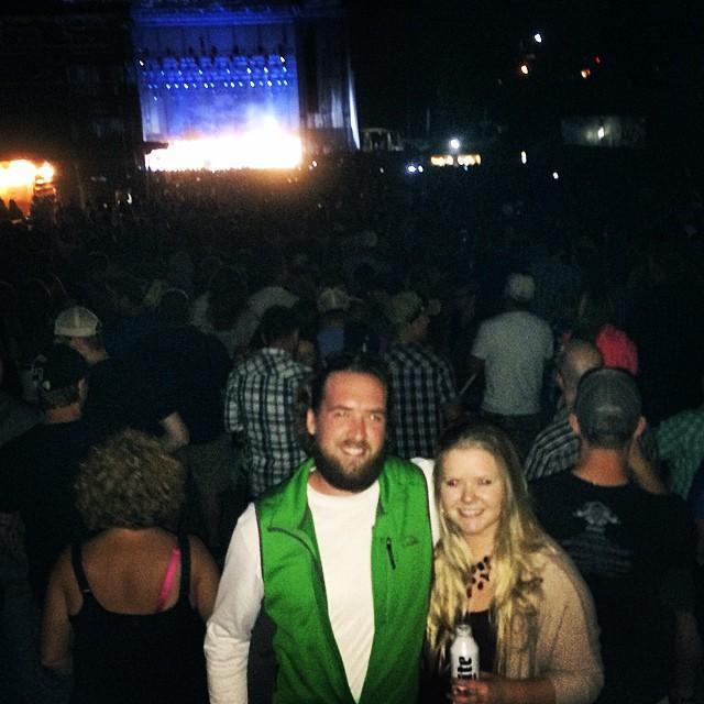 "when I think about you, I think about 17, I think about my old jeep, think about the stars in the sky" Eric Church concert, Summer 2015