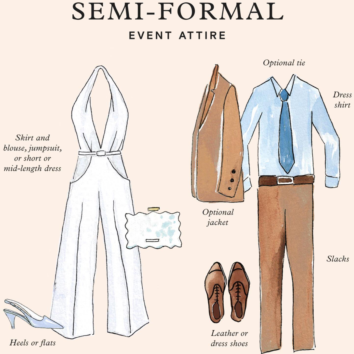 Optional Semi-Formal Dress Attire Ideas!