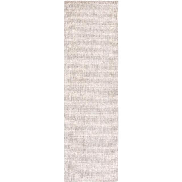 Abstract ABT468 Hand Tufted Runner Rug - Ivory/Gray - 2'3"x6' - Safavieh.