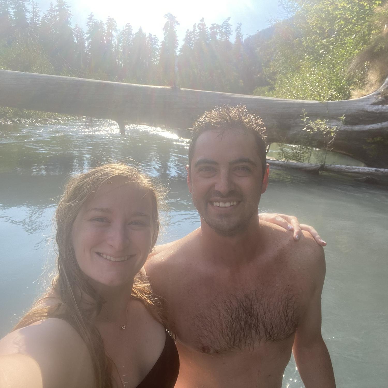 Swimming in glacier water; Olympic 2022