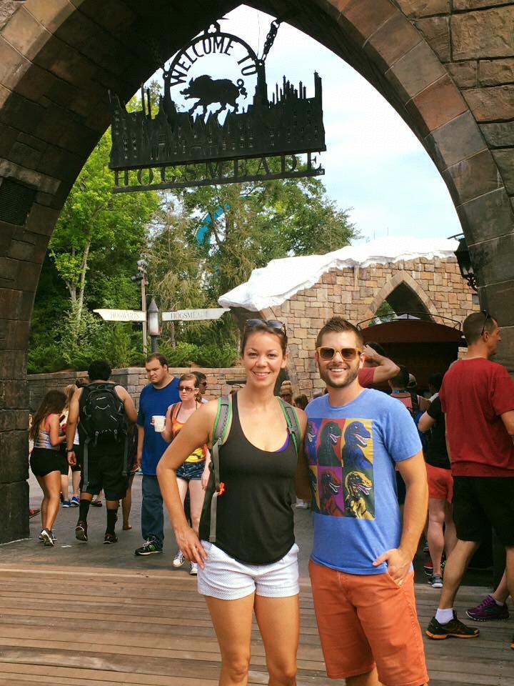 DisneyWorld! About to enter Hogsmeade. What an amazing experience!