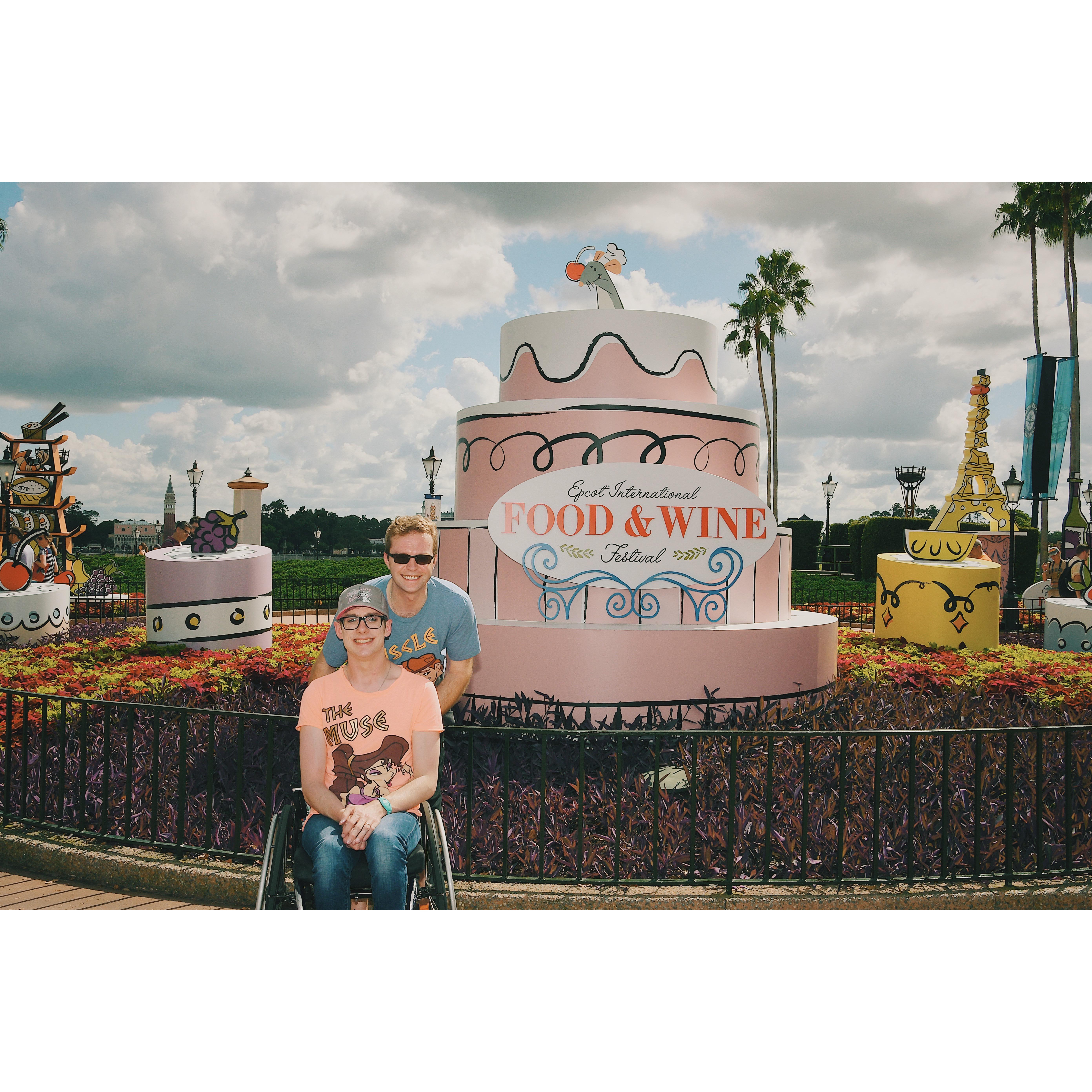 We had too much fun at the International Food & Wine Festival at Epcot!