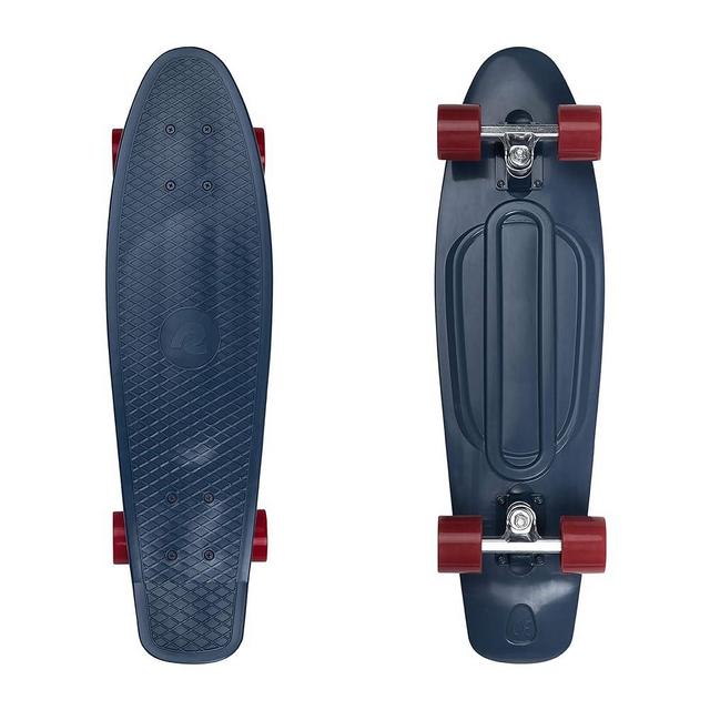 Retrospec Quip Mini Cruiser Skateboard 22.5" and 27" Classic Retro Plastic Cruiser Complete Skateboard with ABEC 7 Bearings and PU Wheels Compact Board with Grippy, Molded Waffle Deck