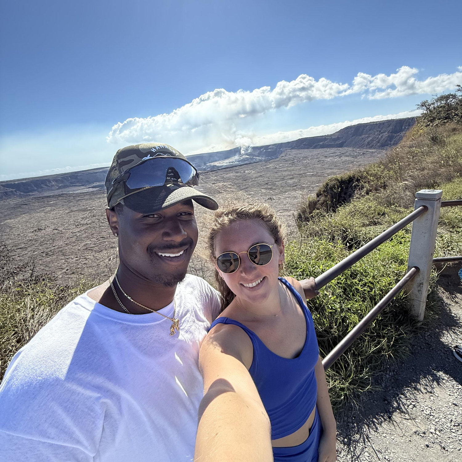 Hiked to Kileau Volcano the day after it erupted!