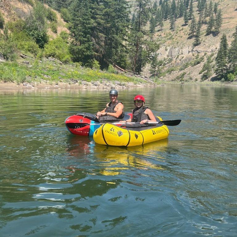 Packrafting the Clarkfork river summer '24.
