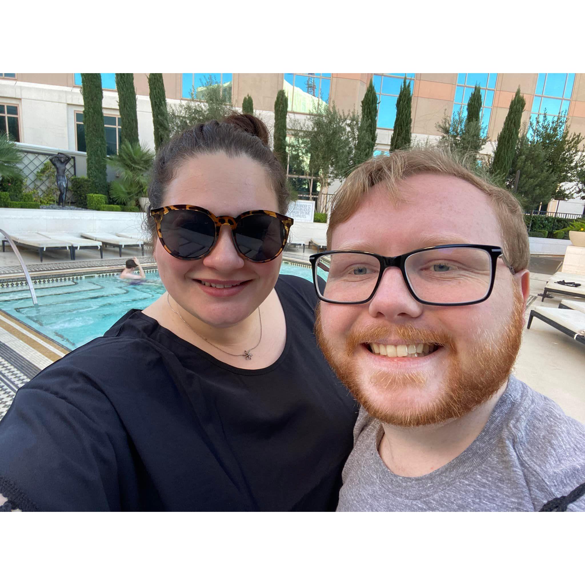 Pool day in Vegas!