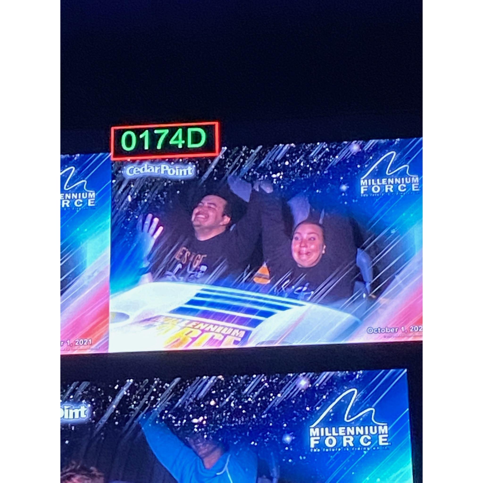 More Cedar Point fun with silly faces on roller coasters!