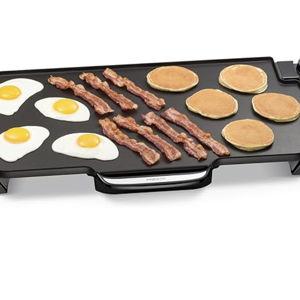 Presto 07061 22-inch Electric Griddle With Removable Handles, Black, 22-inch
