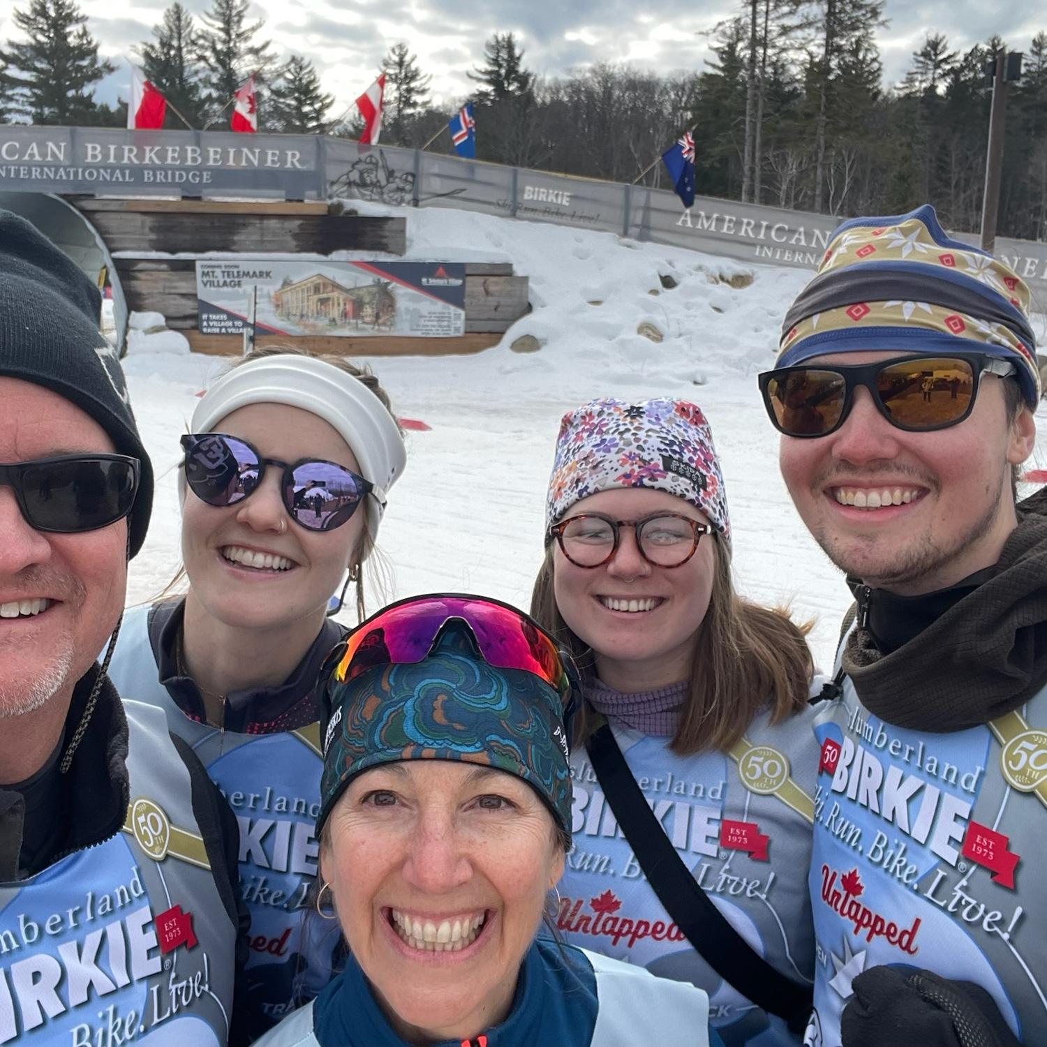 The Birkie with Will's family in Wisconsin!