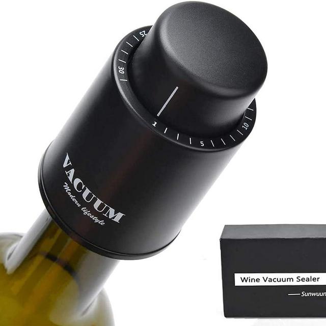2PACK Wine Bottle Stoppers,Real Vacuum Wine Stoppers,Reusable Wine Preserver,Wine Corks Keep Fresh,Best Gifts for Wine Lovers for Christmas Gifts.