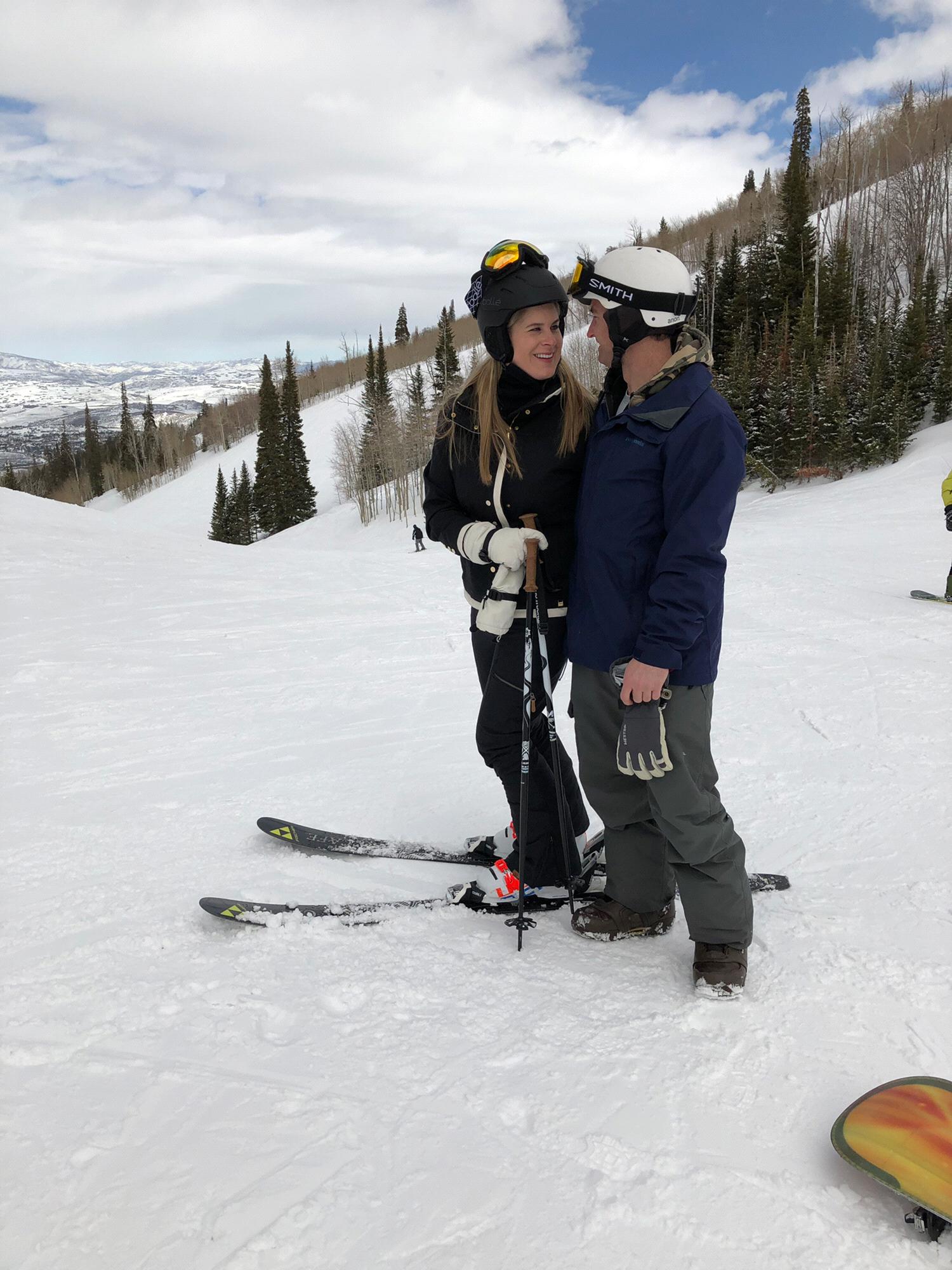 Our first official trip; taking in the Utah powder!
