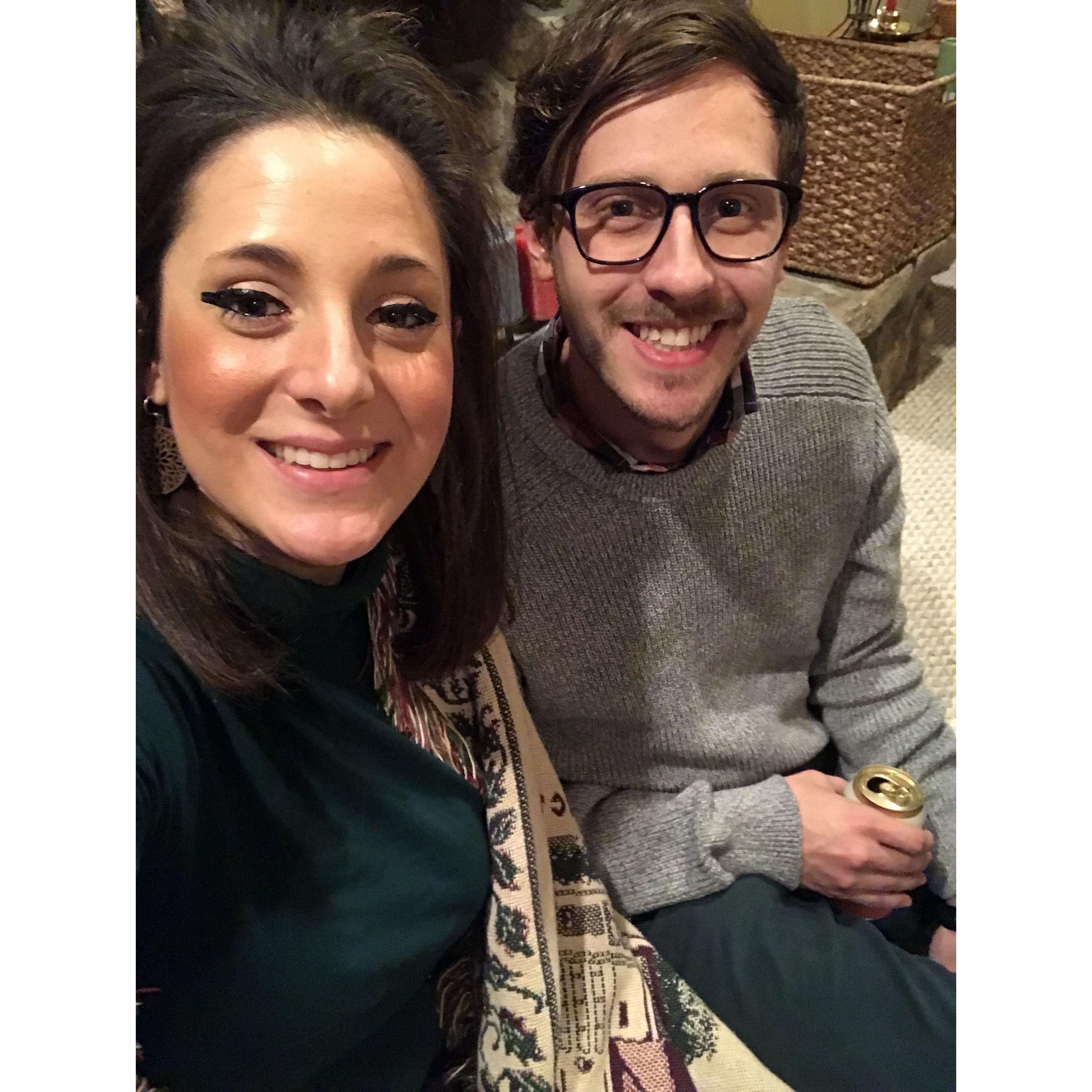 Our first Christmas together was in Reston, VA at Cameron's parent's house.