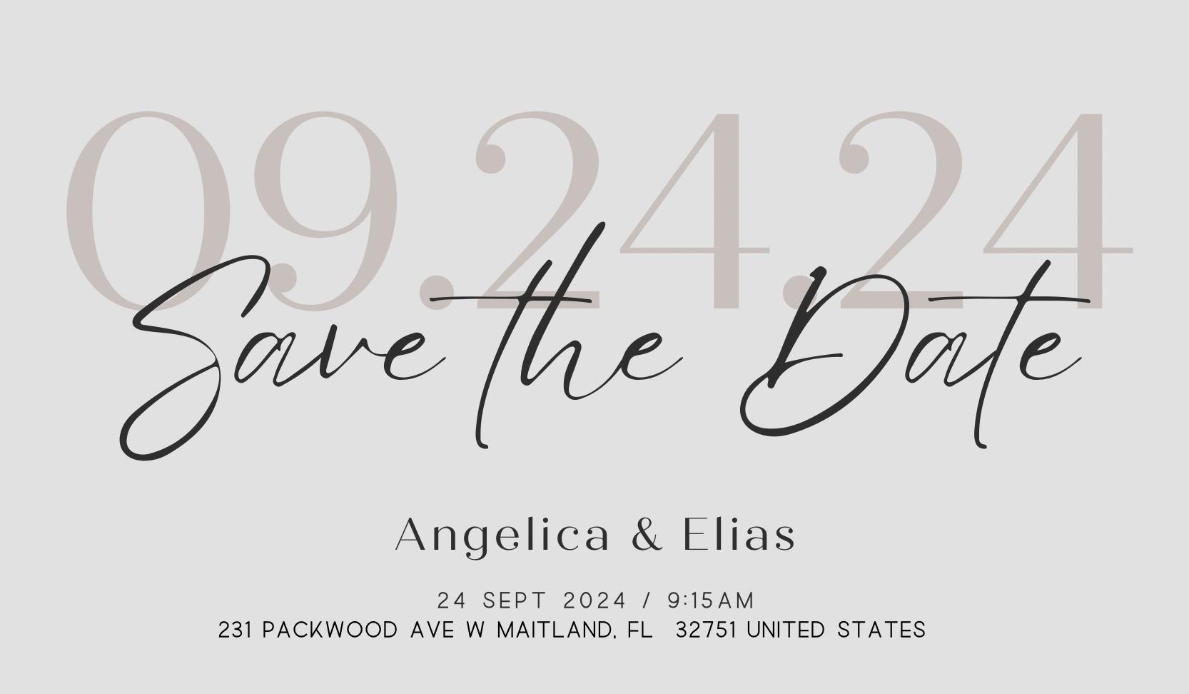 The Wedding Website of Elias Vargas and Angelica Crane