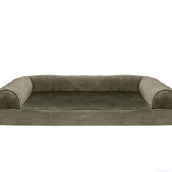 FurHaven Orthopedic Velvet Large Sofa Pet Bed | Academy
