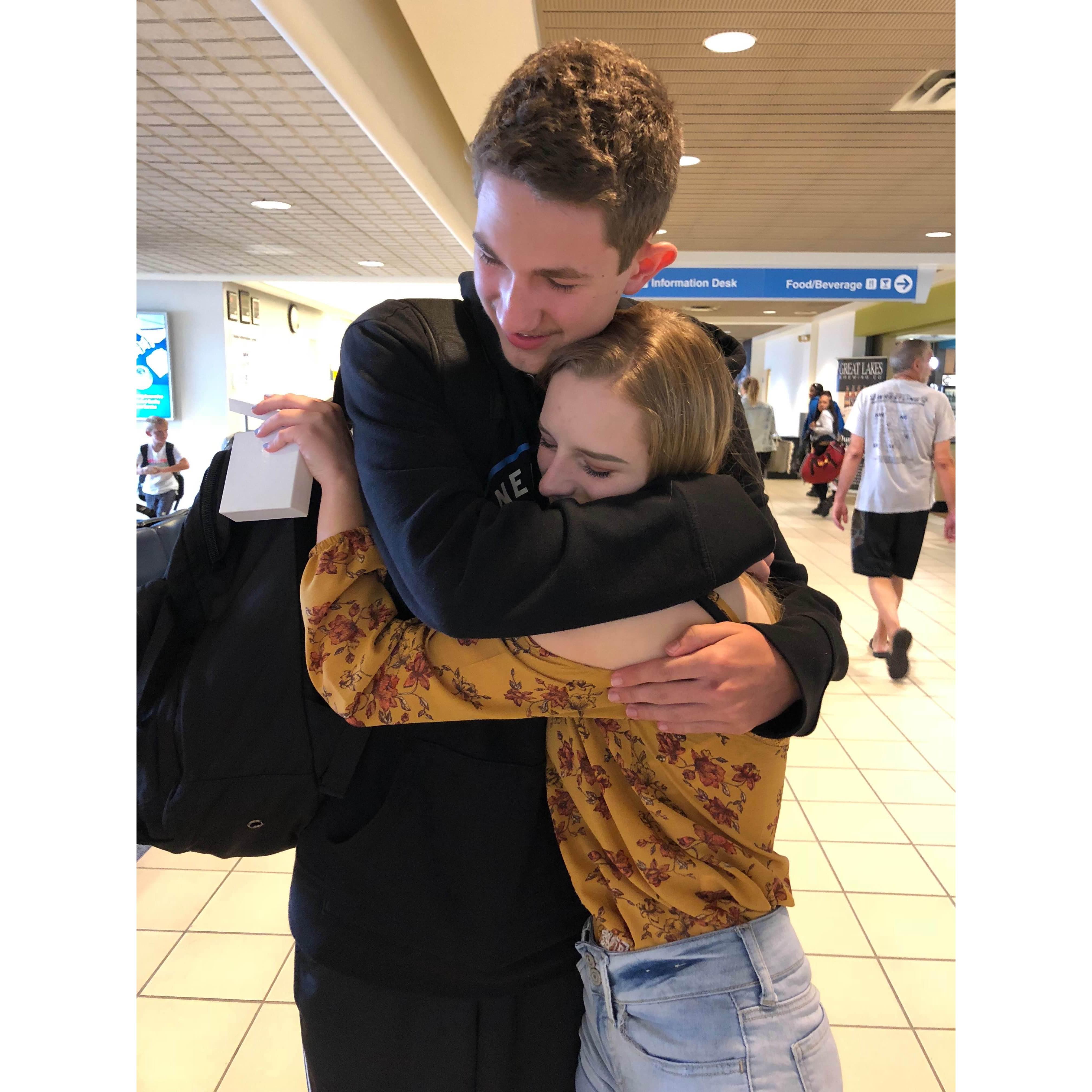 July 2018 - Our first time meeting