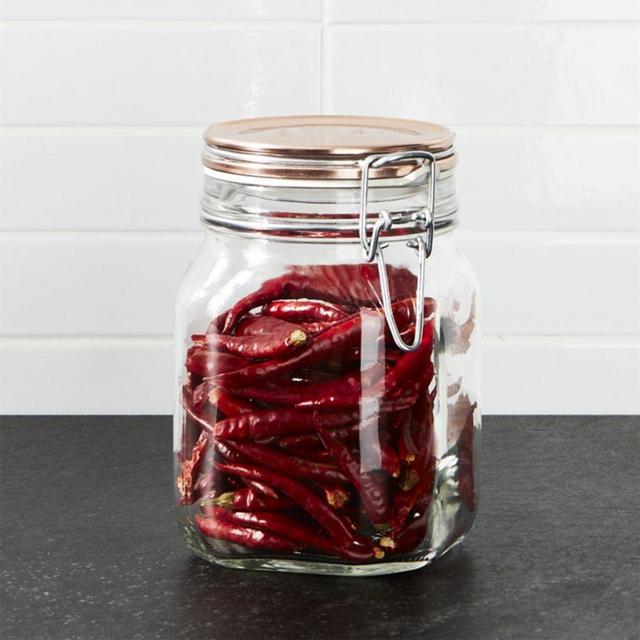 Fido 1-Liter Jar with Copper Clamp Lid