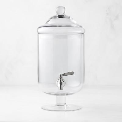Short Footed Glass Beverage Dispenser