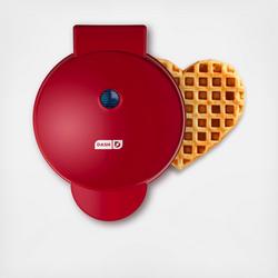 Dash Mini Waffle Maker, Griddle and Heart Waffle Maker - 3-Piece Set