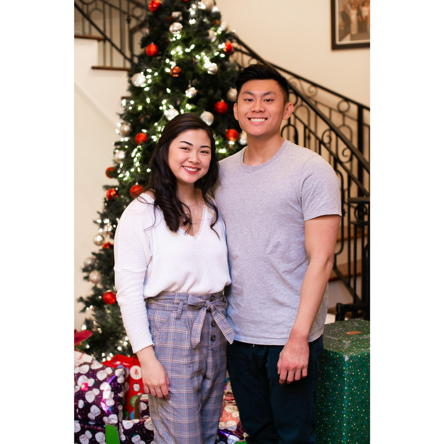 Our very first Christmas together!