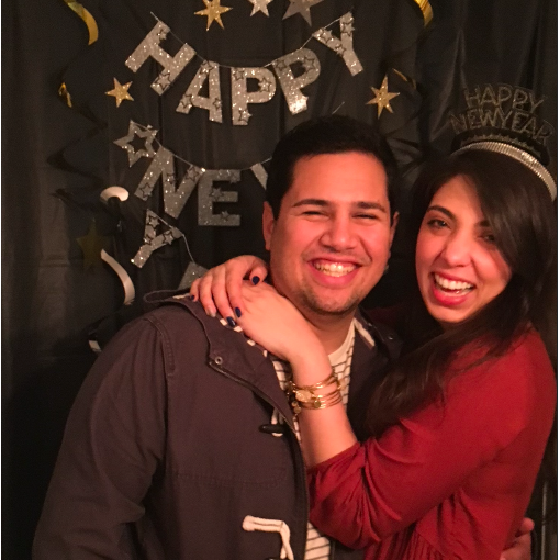 Happy New Year 2017! Justin and I always love to be with each other for NYE. We welcome the new year with our love and of course, kisses.