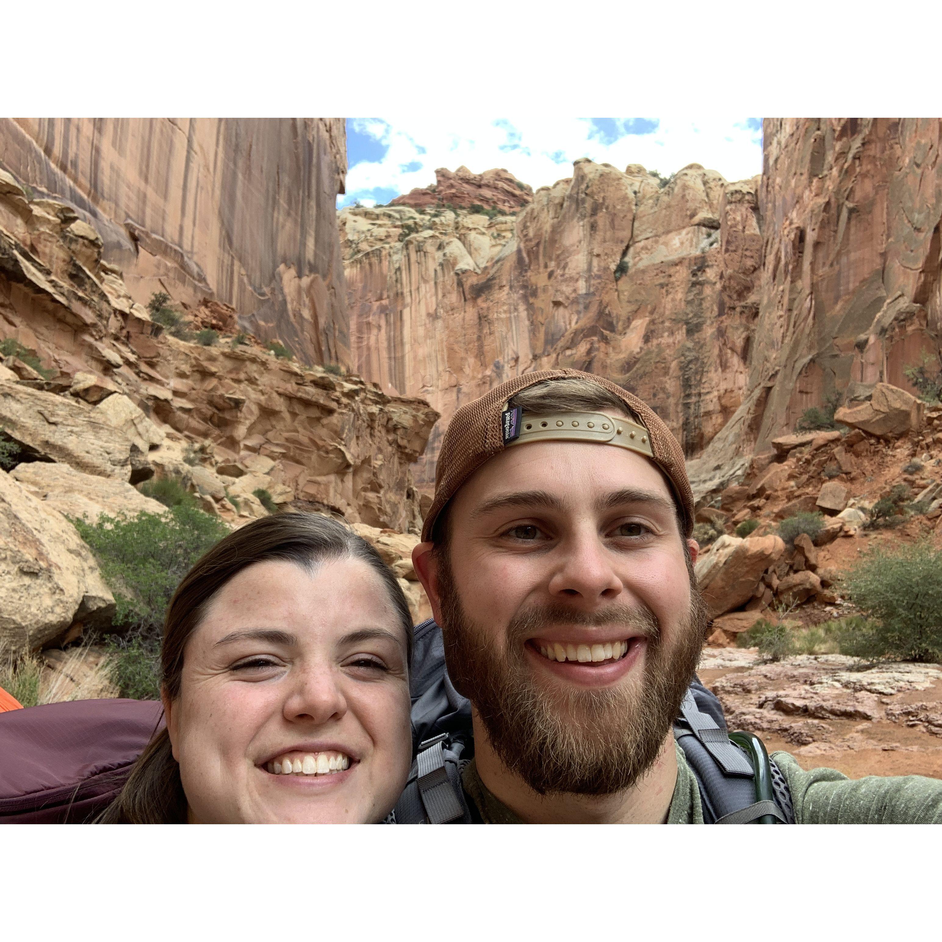 Utah road tripping in Capitol Reef National Park