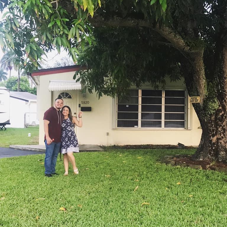 The day we officially became homeowners July 25th, 2019