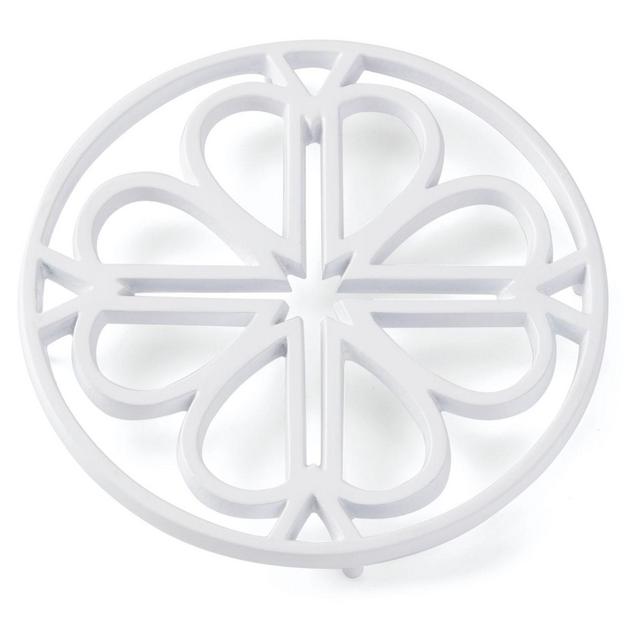 kate spade new york Spade Flower Trivet in White