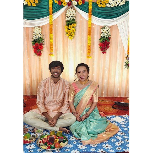 Our engagement ceremony in Khammam, India.