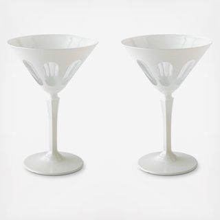Rialto Milk Martini Glass, Set of 2