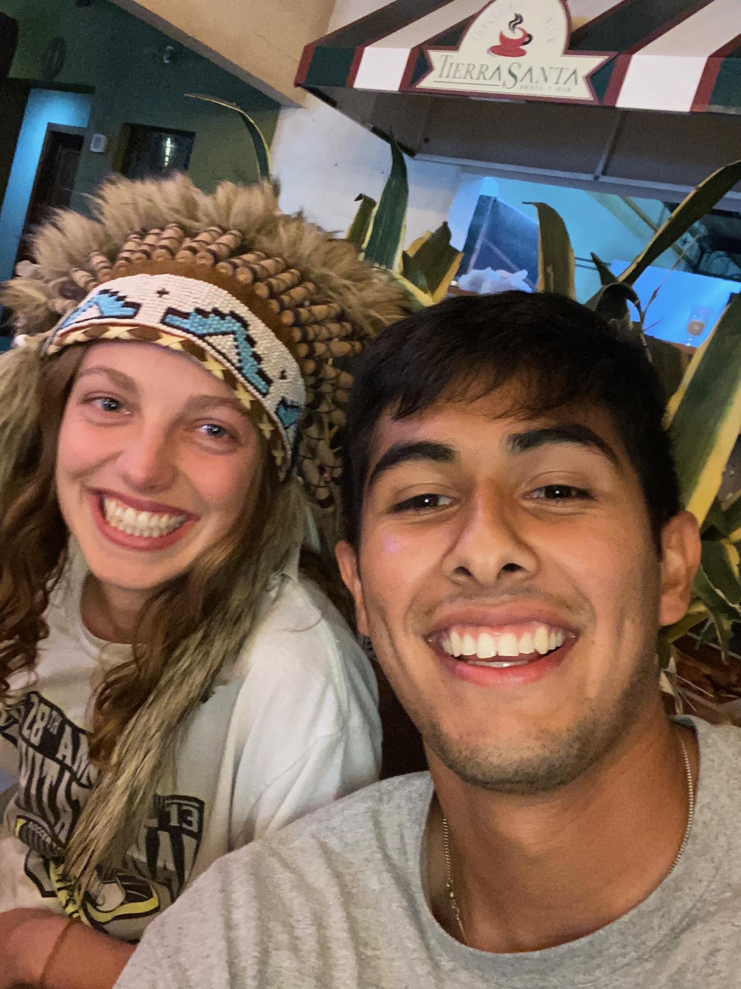 I went to Mexico with Rick’s family, and we went to a restaurant where they told some people there that it was my birthday (it wasn’t), so the people then serenaded me with singing and drums.