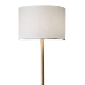 Adesso Home 4093-12 Transitional One Light Floor Lamp from Ellis Collection in Bronze/Dark Finish, Natural