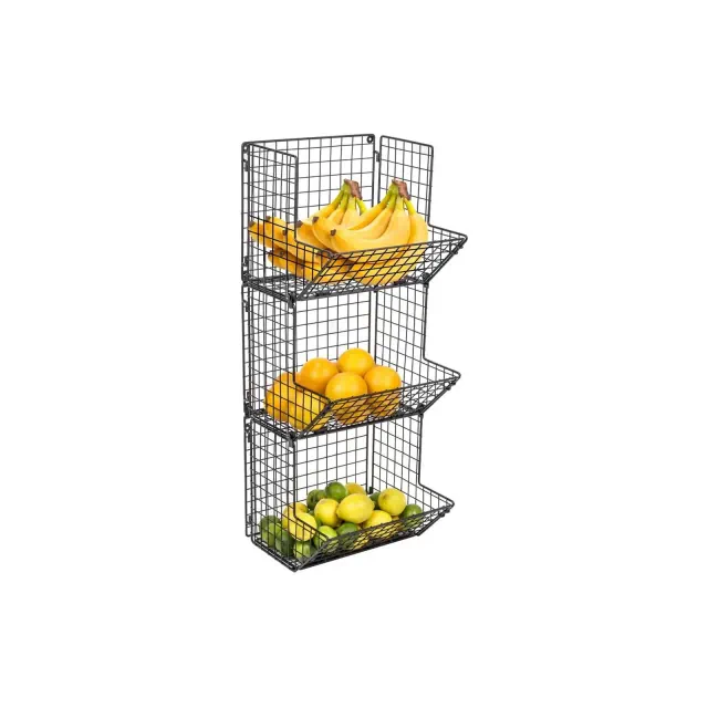 Sorbus 3-Tier Fruit Basket Stand - for Kitchen Storage, Great for Produce Fruits and Vegetables & Potatos