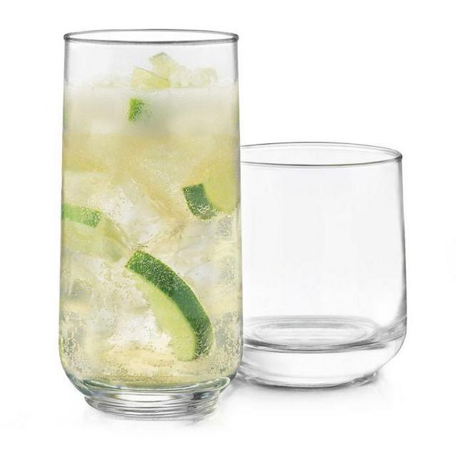 Libbey Glass - Libbey® Glass Ascent 16-Piece Drinkware Set in Clear