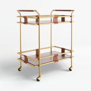 Fae 2-Tier Bar Cart + Reviews | Crate & Barrel