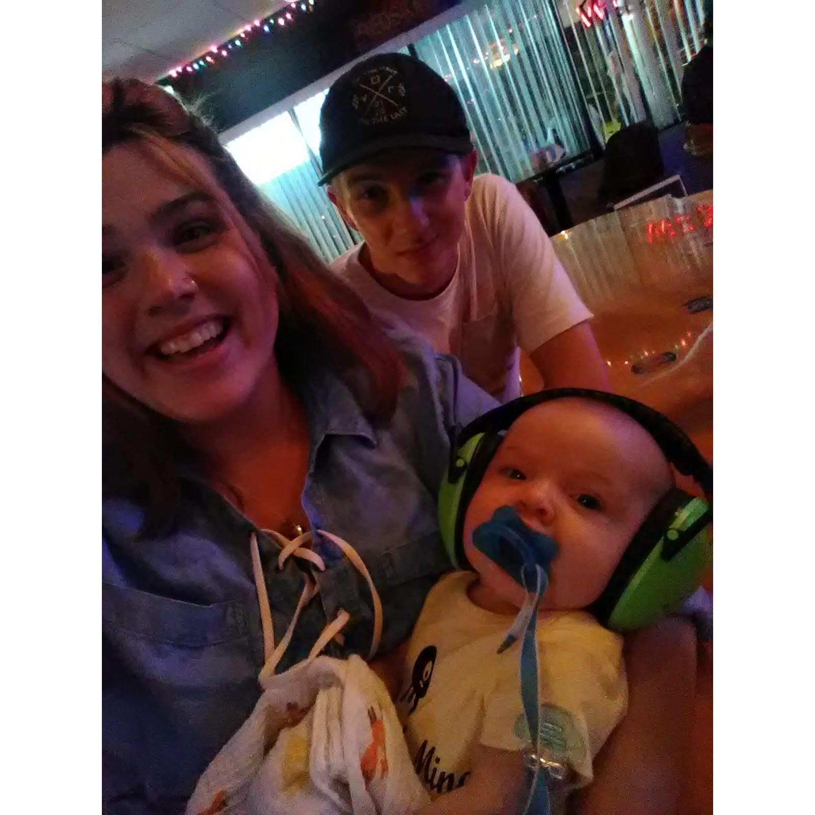 Oliver at his first Cultivated Mind show! #BigUp