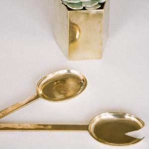 Pure Brass Serving Spoon Set
