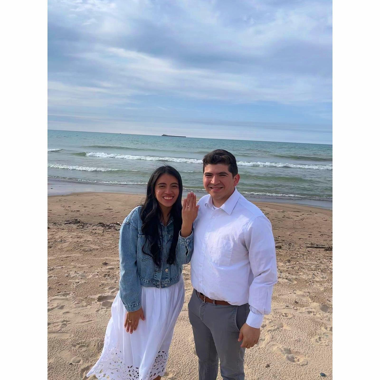 We got engaged!!