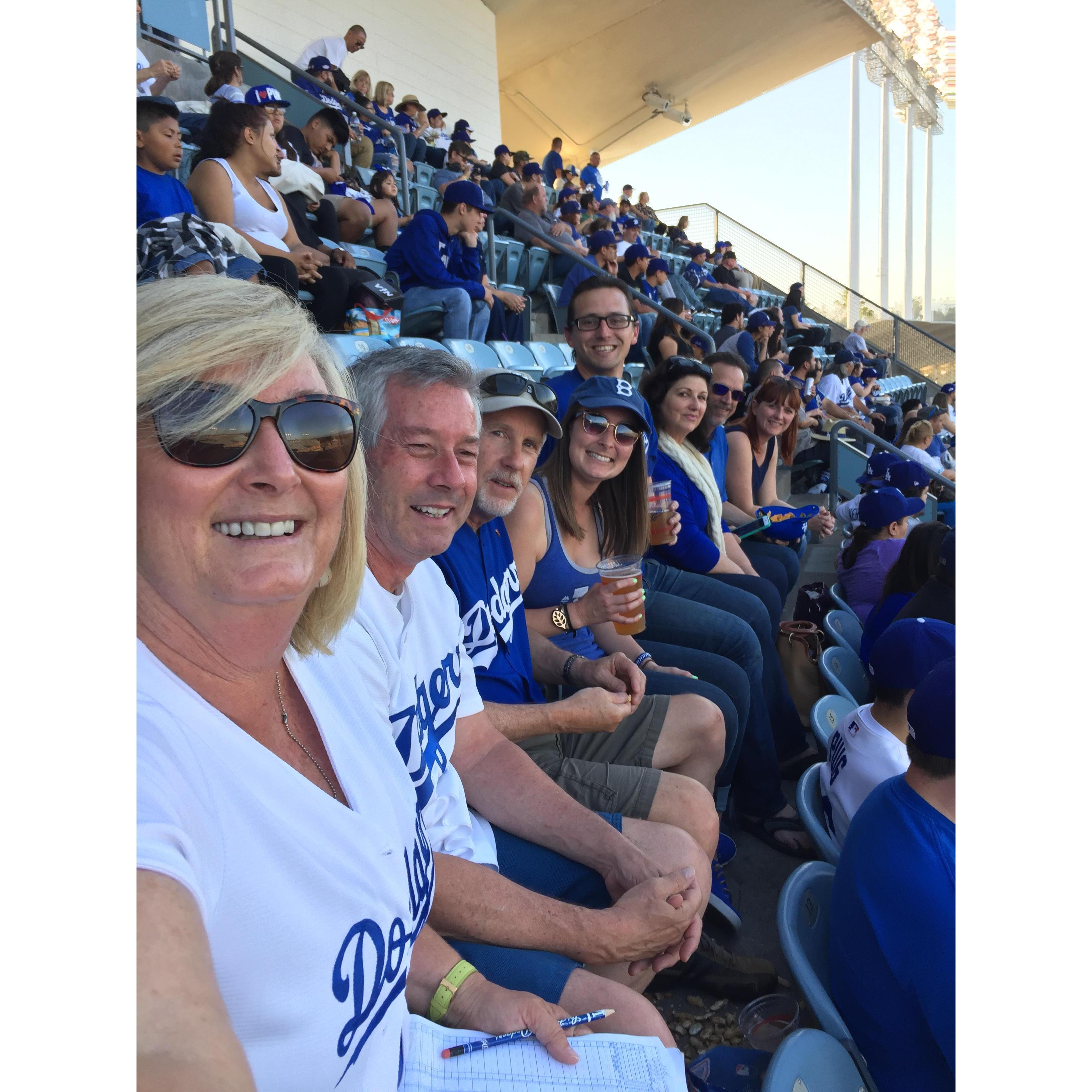Both families at Scully night!